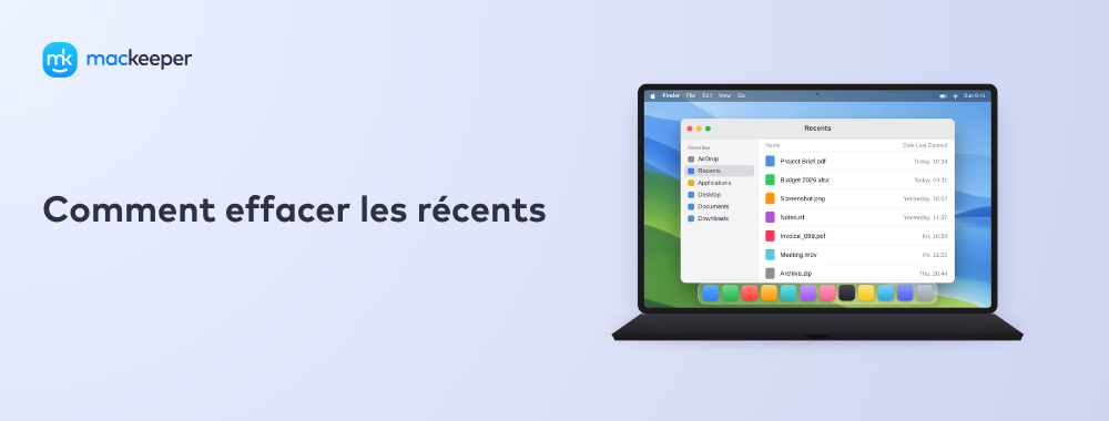 Comment effacer les récents