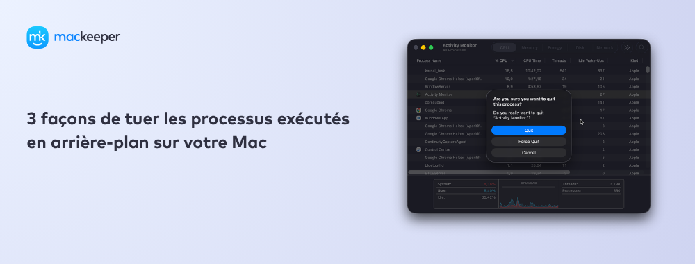 3 façons de tuer les processus exécutés en arrière-plan sur votre Mac