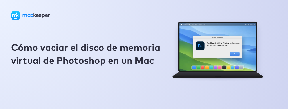 Cómo vaciar el disco de memoria virtual de Photoshop en un Mac