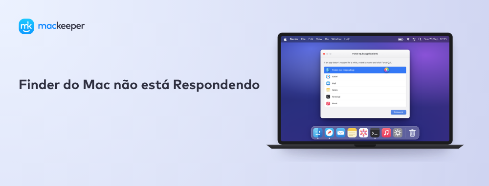 Finder do Mac não está Respondendo