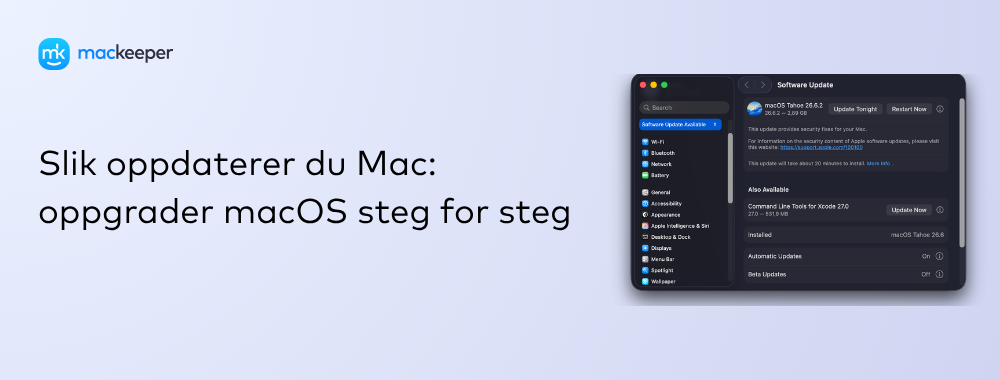 Slik oppdaterer du Mac: oppgrader macOS steg for steg