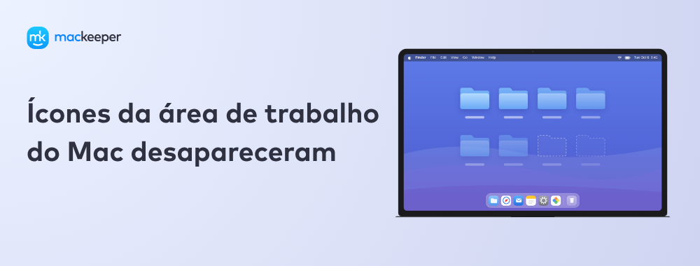 Ícones da área de trabalho do Mac desapareceram