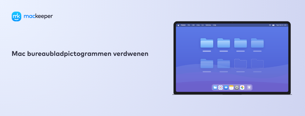 Mac bureaubladpictogrammen verdwenen