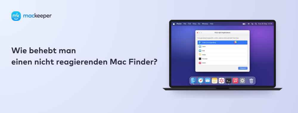 Wie behebt man einen nicht reagierenden Mac Finder?