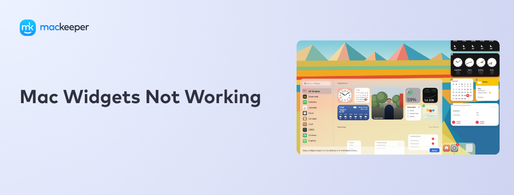 Mac Widgets Not Working
