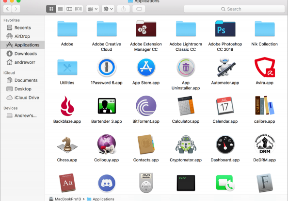 Finder's sidebar Finder's sidebar