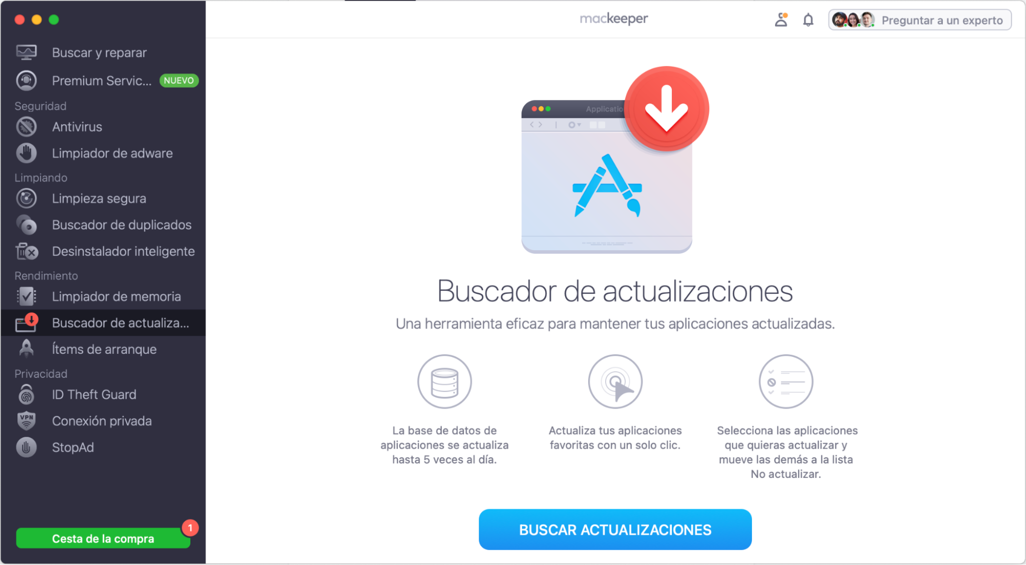 MacKeeper > Buscar Actualizaciones MacKeeper > Buscar Actualizaciones