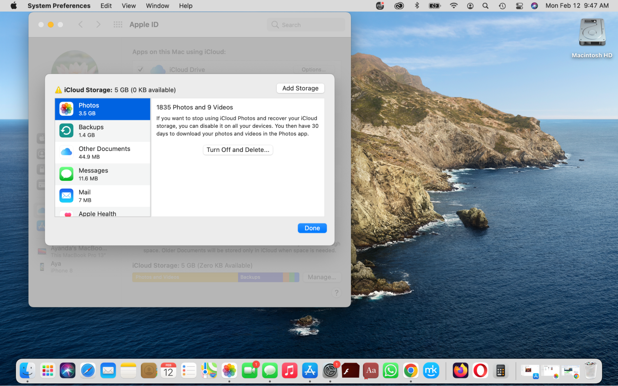 Disable Photos syncing in iCloud and then delete photos on Mac to erase them from Mac but not iCloud. To do this, select Photos on the left, then click Turn Off and Delete, followed by Done. Disable Photos syncing in iCloud and then delete photos on Mac to erase them from Mac but not iCloud. To do this, select Photos on the left, then click Turn Off and Delete, followed by Done.