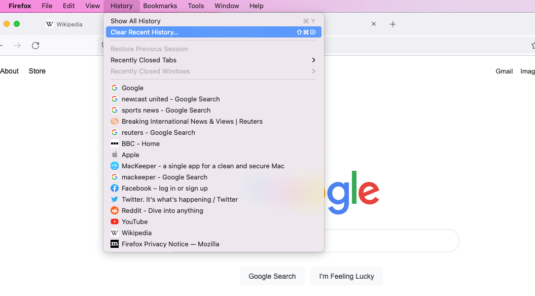 How to Clear Your Browsing History in Firefox