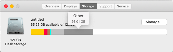 mac clean other storage