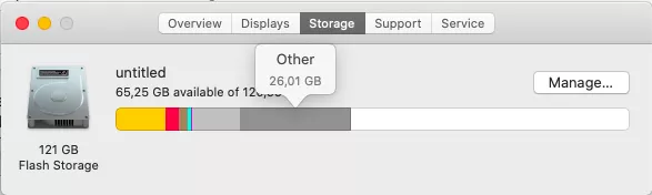 storage on mac 