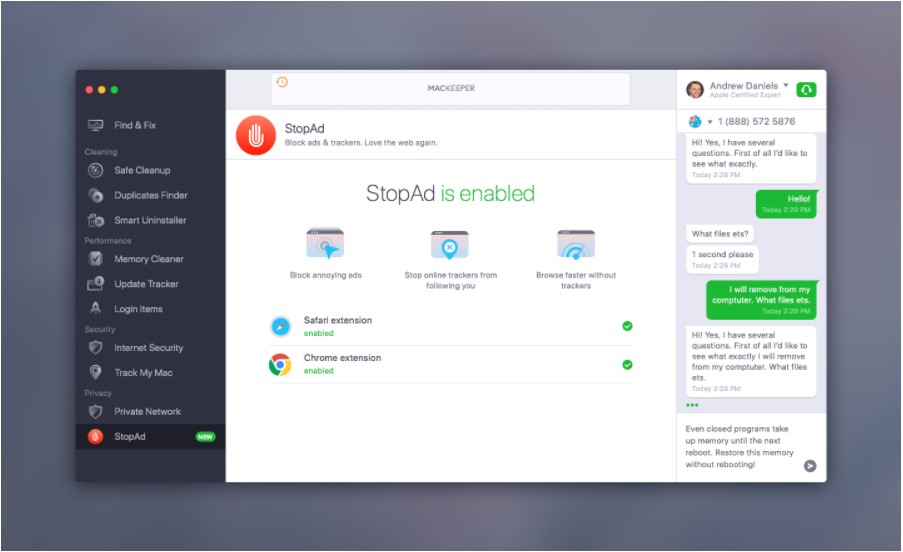 StopAd is enabled StopAd is enabled