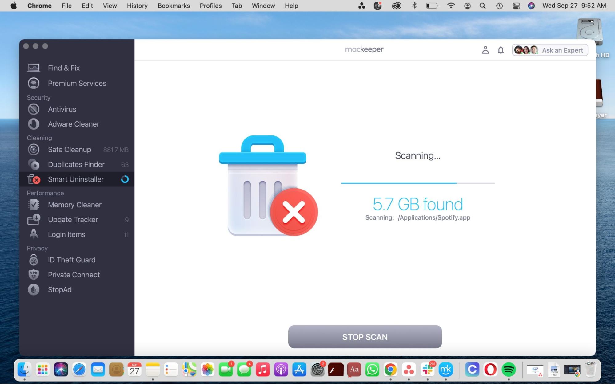 MacKeeper’s Smart Uninstaller is opened on a Mac. Hit the Start Scan button to use a third-party uninstaller to delete Cricut Design Space on Mac. MacKeeper’s Smart Uninstaller is opened on a Mac. Hit the Start Scan button to use a third-party uninstaller to delete Cricut Design Space on Mac.