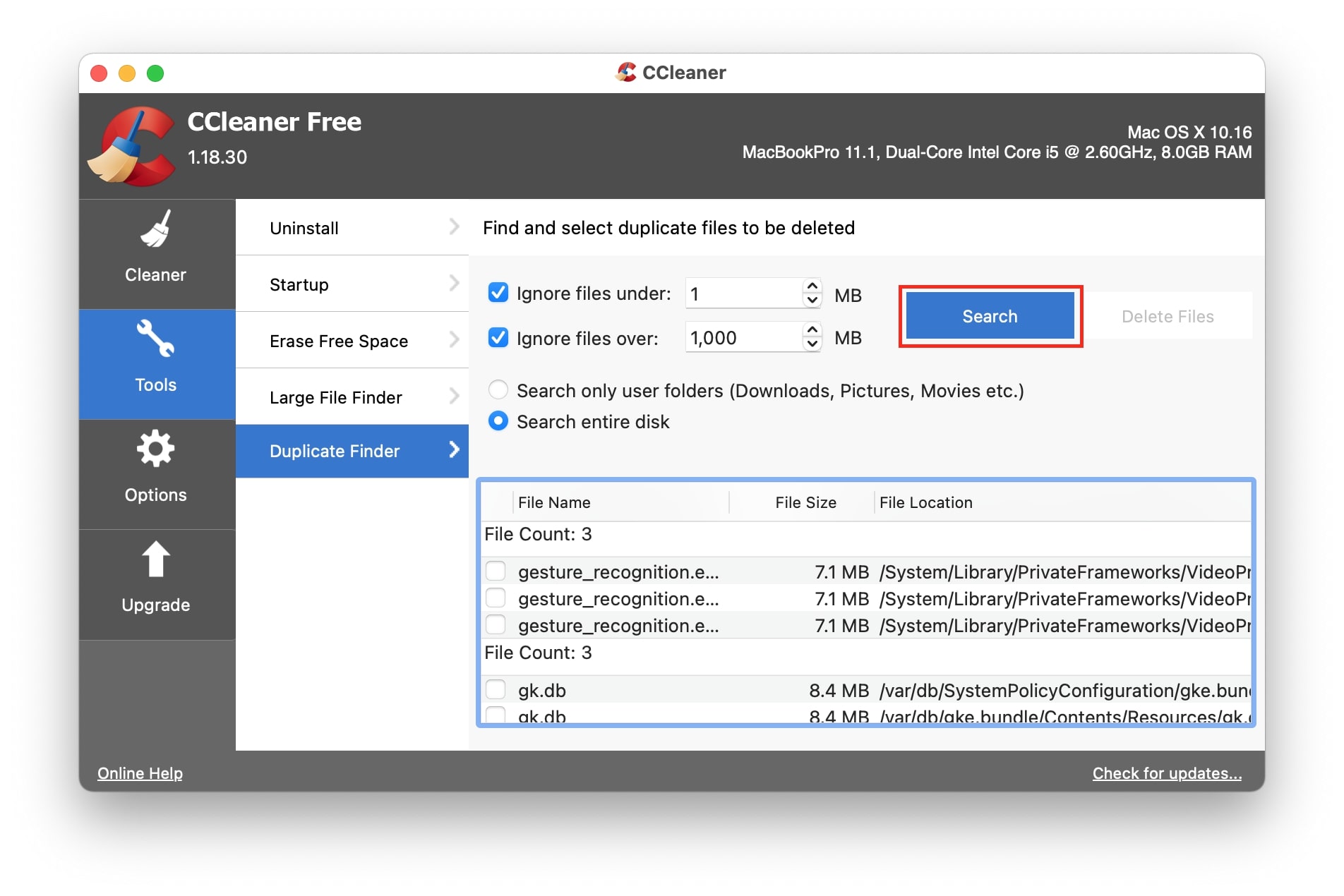 ccleaner for mac system requirements