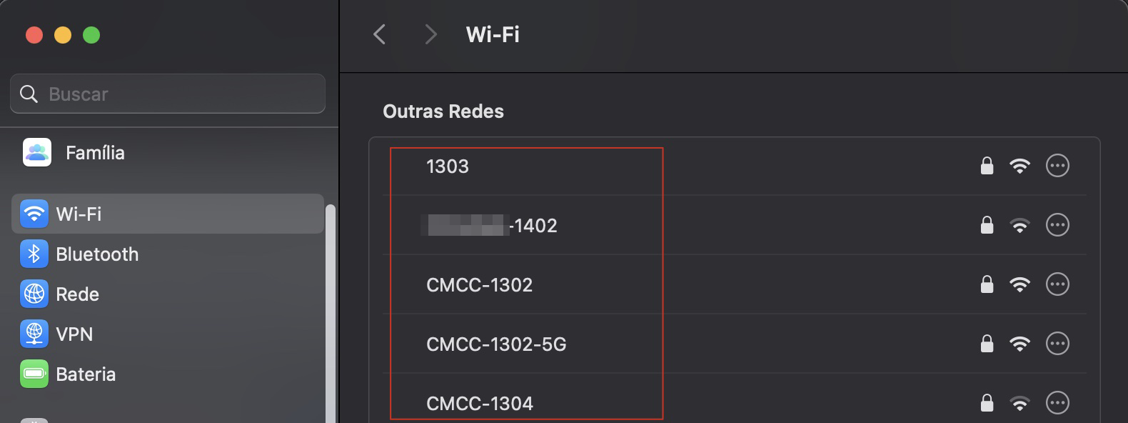 Abra os Ajustes do Sistema, selecione Wi-Fi e conecte seu Mac à uma rede estável e confiável para se preparar para um processo de redefinição mais rápido.
