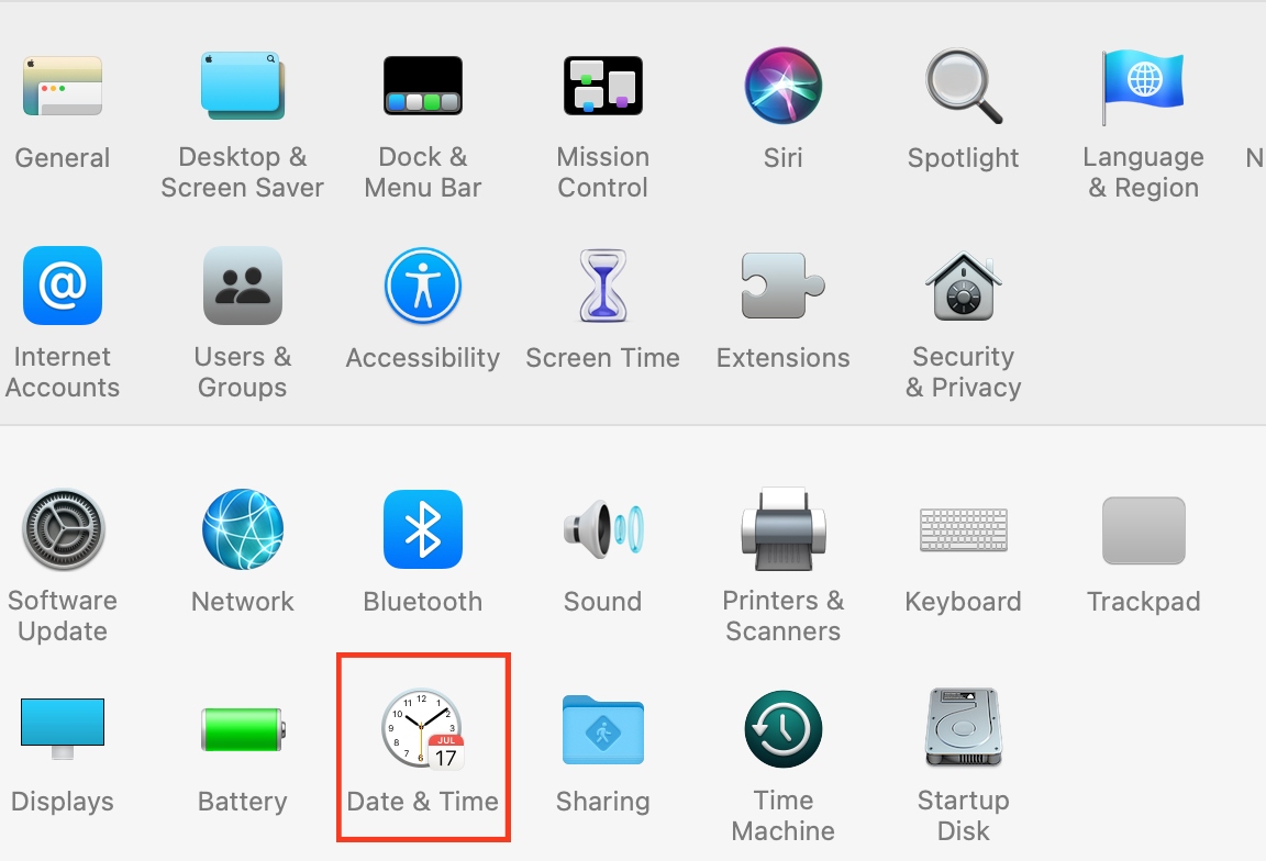 To set the time and date on Mac, you first need to open the General tab of your Mac's System Settings and find the relevant app—Date & Time. To set the time and date on Mac, you first need to open the General tab of your Mac's System Settings and find the relevant app—Date & Time.