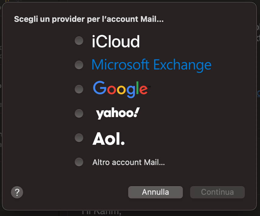 Ora puoi aggiungere e ricollegare un nuovo indirizzo email semplicemente cliccando sul pulsante Aggiungi account e seguendo la procedura di accesso.