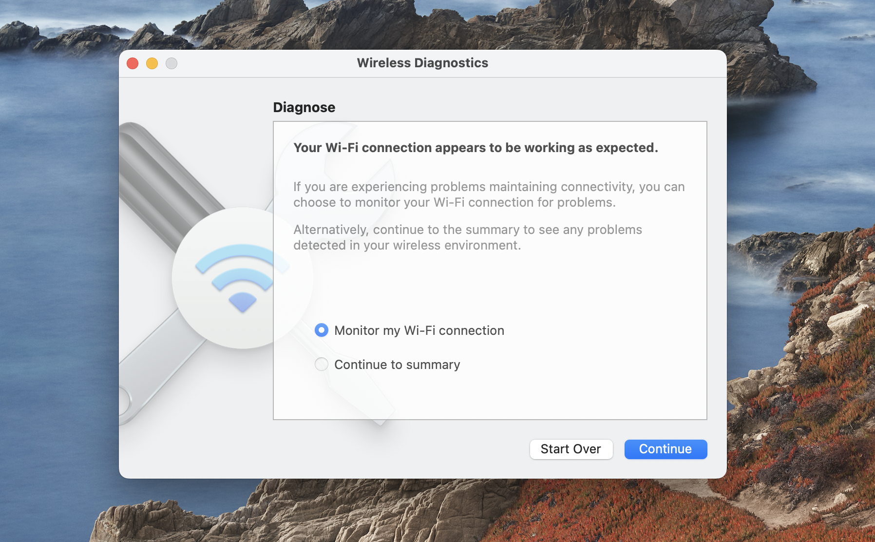 WIFI diagnostics WIFI diagnostics