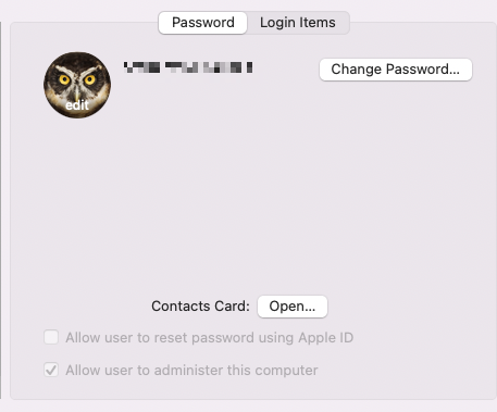 System Preferences > Users & Groups System Preferences > Users & Groups