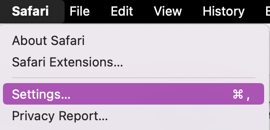 If you use Safai, you can easily clear cache and browser data. You just need to open Safari Settings first.