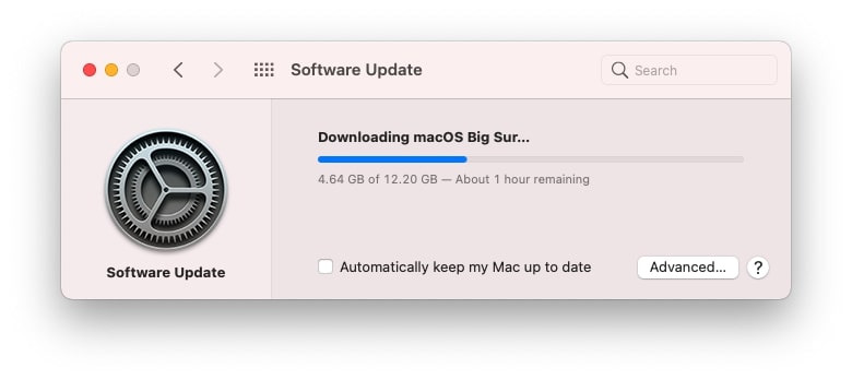 software update Big Sur software update Big Sur