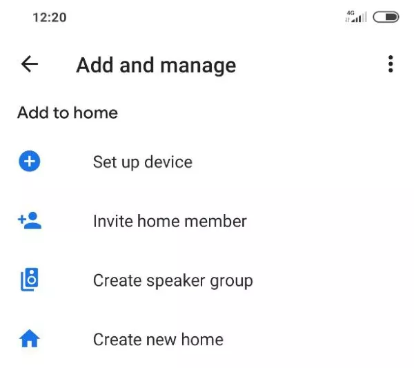 Setting up Chromecast as a new device using Google Home app