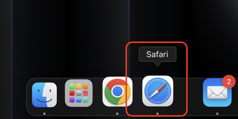 Um diesen vierstufigen Vorgang zu starten, öffnen Sie zunächst den Safari-Browser über das Dock oder den Programme-Ordner auf Ihrem Mac-Gerät, um den Cache von Safari auf dem Mac zu löschen.