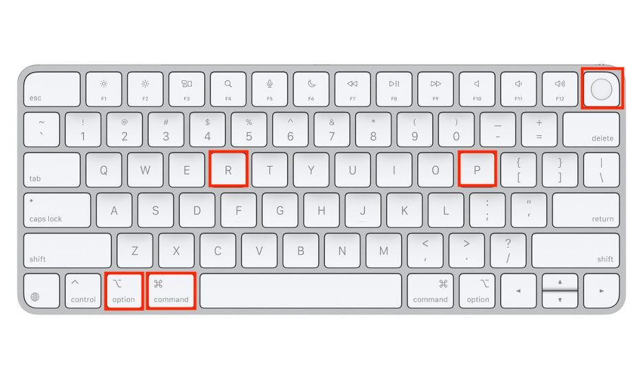 To reset your Mac’s PRAM, press the power button, then hold down the Command+Option+P+R keys, and see if the loading content issue is fixed.