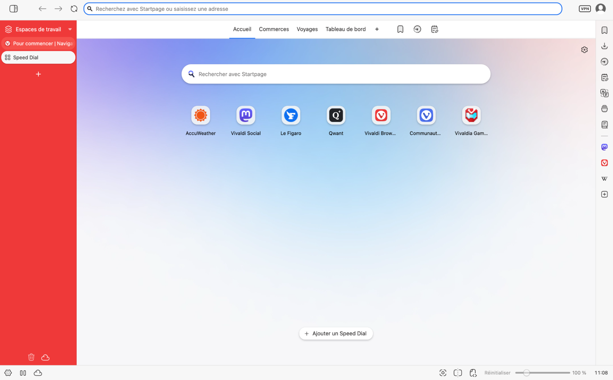 Pour terminer, voici Vivaldi. Il s’agit d’un nouveau navigateur qui a rapidement remporté une solide réputation auprès des utilisateurs de MacBook pour sa myriade d’options de personnalisation et la protection solide qu’il assure en ligne.