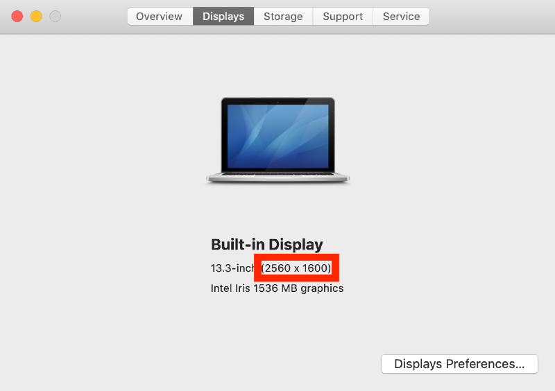 how to change photo resolution on mac
