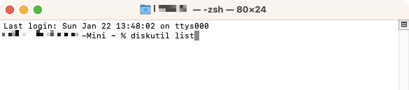 To check your SSD in future, type  in Terminal diskutil list and press Retutn.
