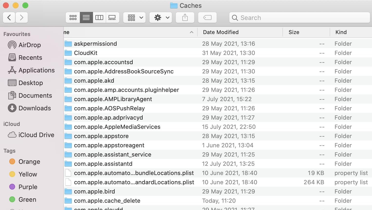 how to clear system storage on mac