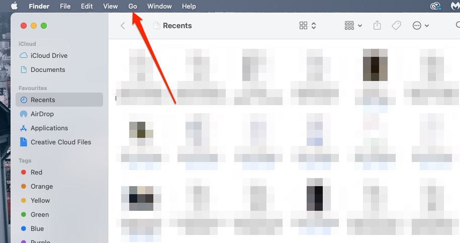 menu bar go button menu bar go button