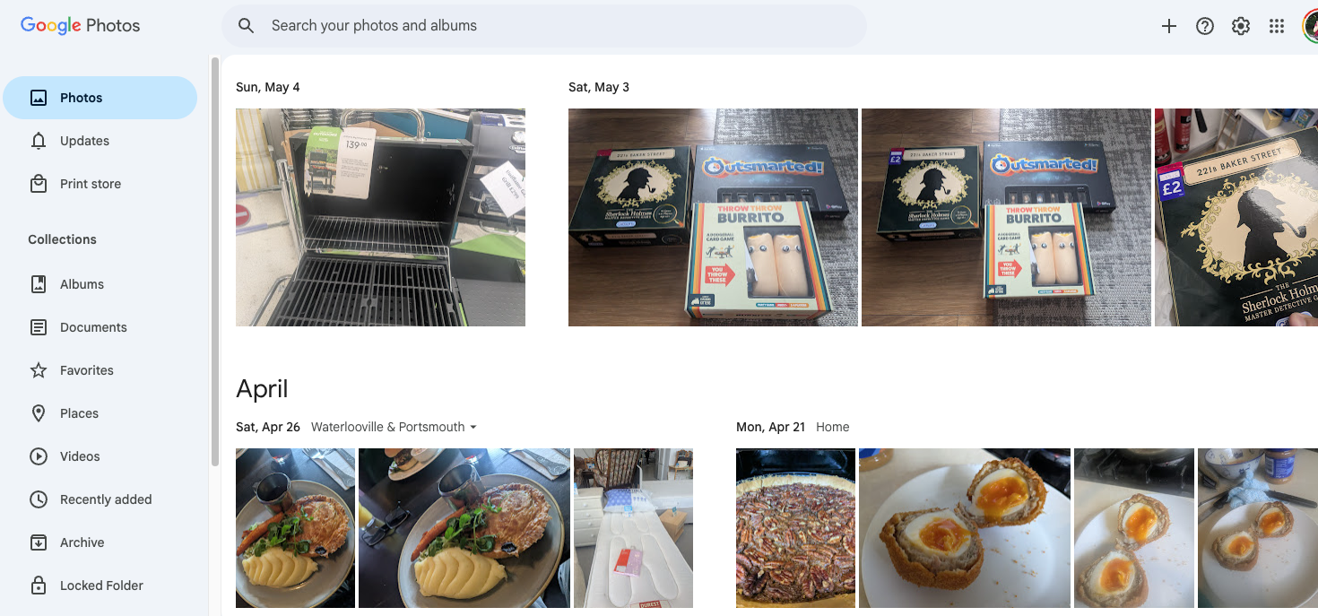 Once your photos have uploaded from your Android device, switch to your Mac and open Google Photos in your web browser. You should be able to see the photos you uploaded.