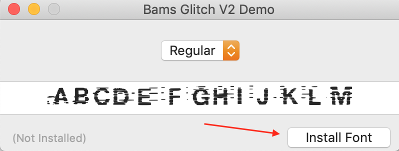 install font in font library install font in font library