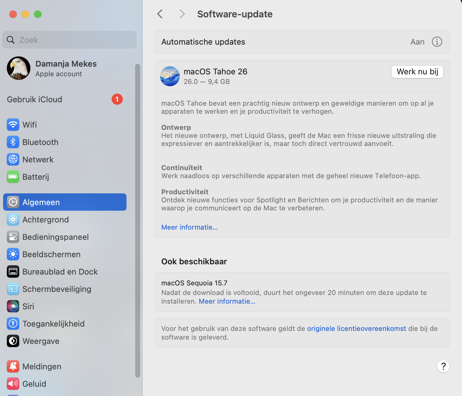 Prestatieproblemen kunnen worden veroorzaakt door bugs in macOS of in software van derden. Controleer eerst of je Mac up-to-date is.