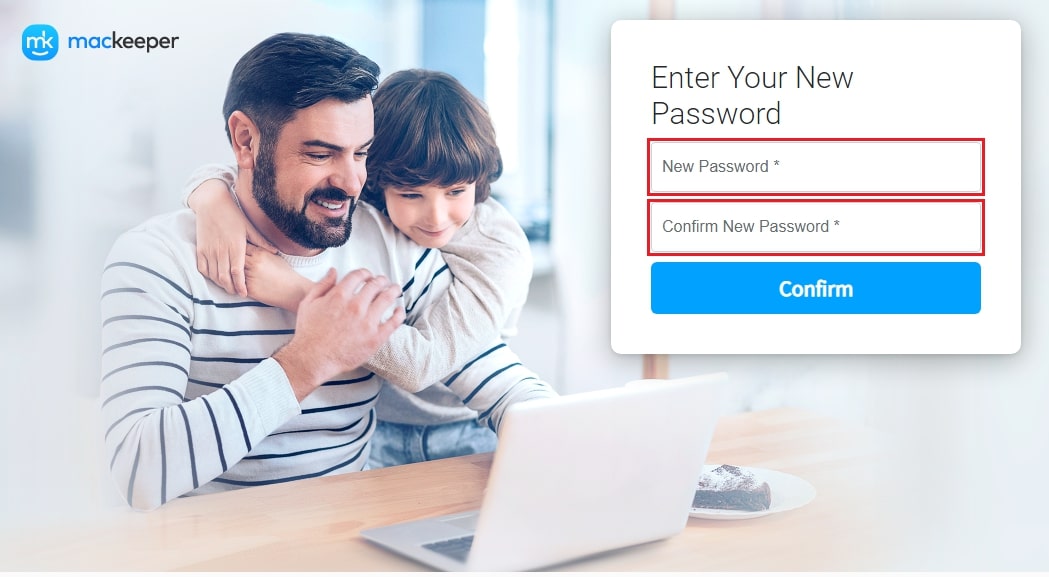 Confirm new password Confirm new password