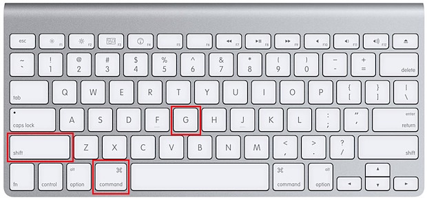 Finder Go to Folder dialog opening on macOS after pressing Command-Shift-G to find and delete the OneDrive cache on an iMac.
