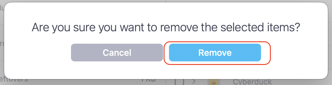 Click Remove in the MacKeeper confirmation dialog on your Apple computer to fully delete Steam and its leftover files