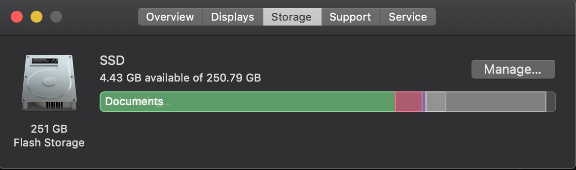 Storage User Interface Storage User Interface