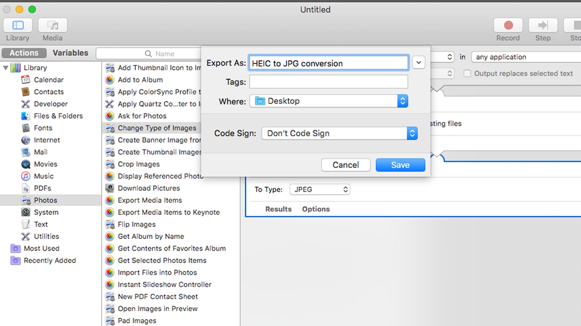 converting heic to jpeg on mac