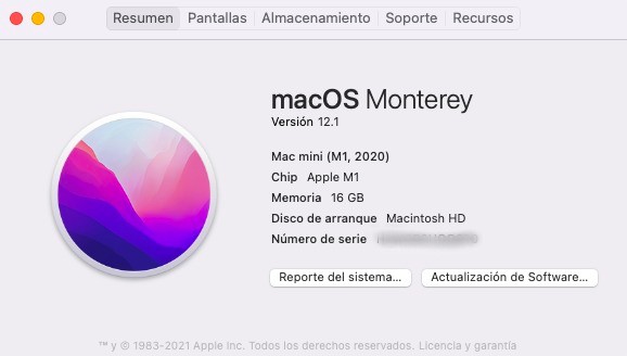 Acerca de este Mac > Actualización de Software Acerca de este Mac > Actualización de Software