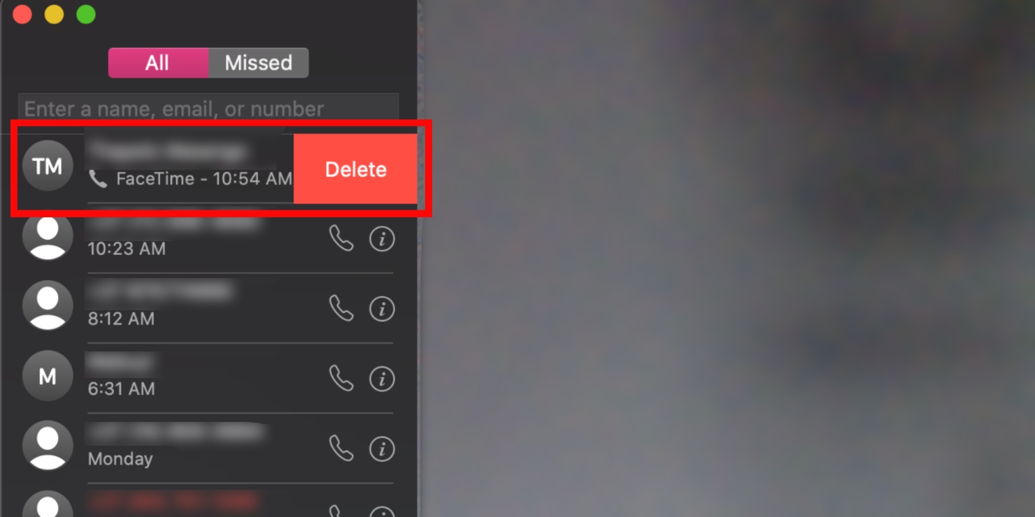 how-to-delete-facetime-calls-history-on-mac