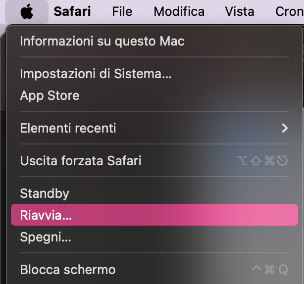 Dopo aver trascinato i file corretti sulla Scrivania, riavvia il Mac. Poi riapri l’app Mail per verificare se il ripristino delle preferenze è andato a buon fine.