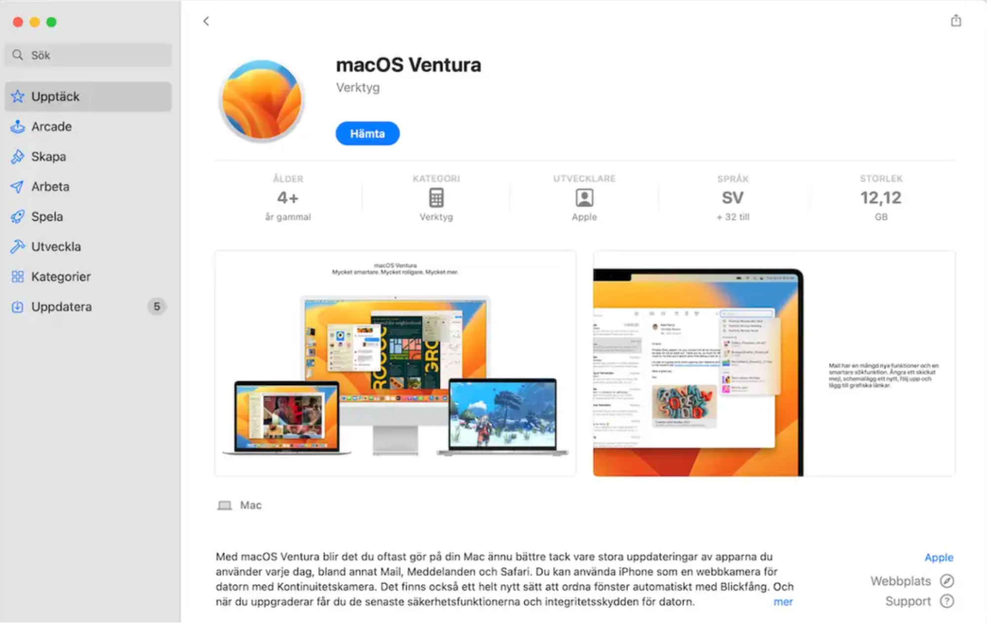 Du kanske uppdaterar macOS High Sierra och samtidigt installerar de senaste Safari-uppdateringarna.