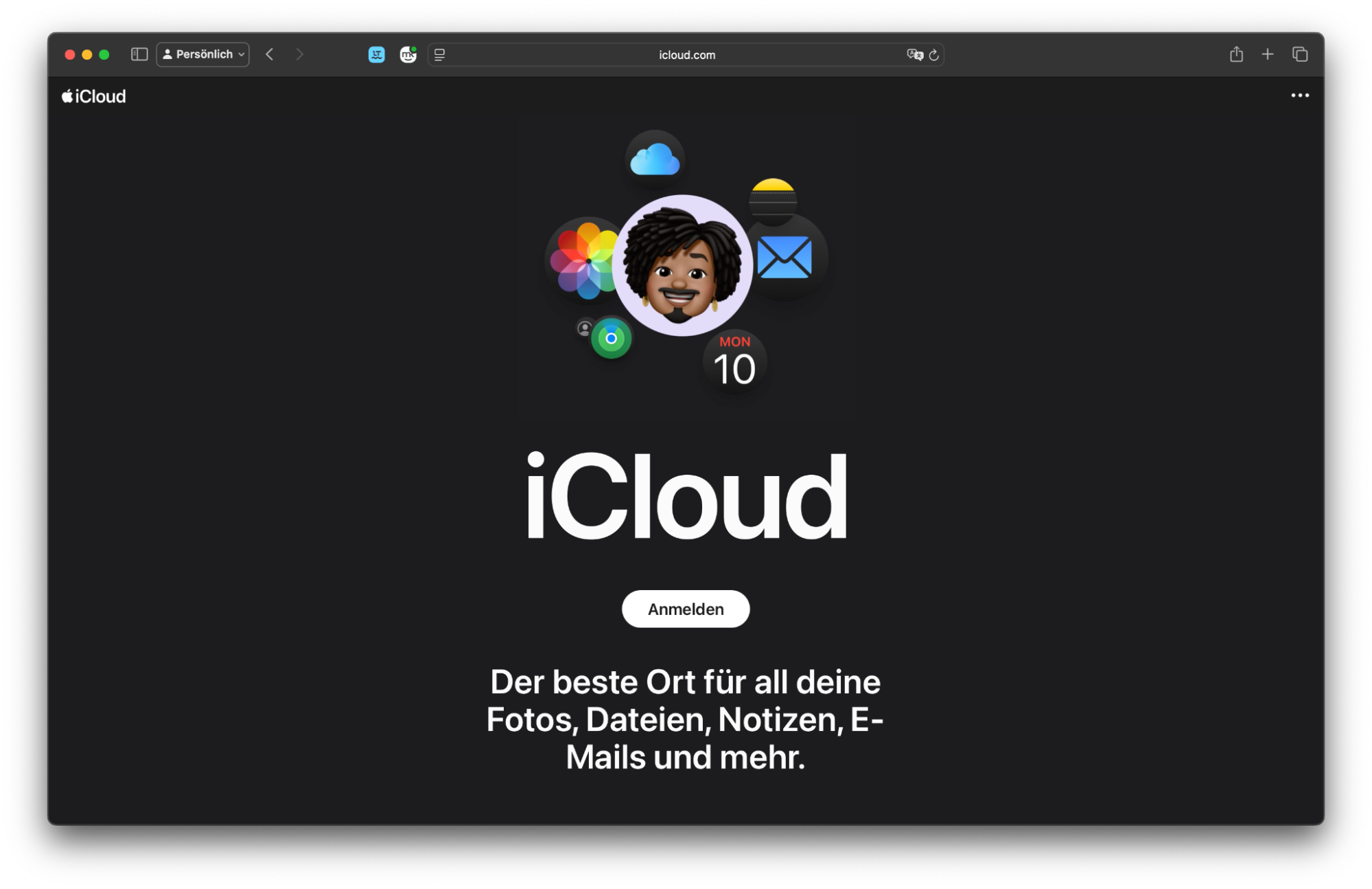 Um auf Ihre geteilten Alben zugreifen zu können, müssen Sie sich zunächst über Ihren Webbrowser bei Ihrem iCloud-Konto anmelden. Gehen Sie anschließend zu Fotos und suchen Sie Ihre geteilte Bibliothek, um Fotos von iCloud auf Ihren Mac herunterzuladen.