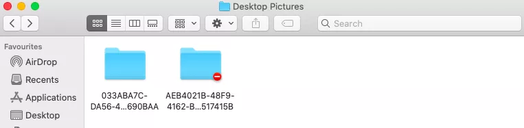 desktop pictures folder