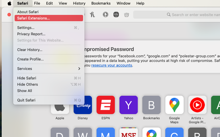 ios safari import chrome bookmarks