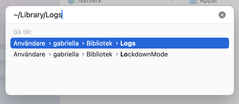 Du kan hitta och radera filer från din Logs-mapp för att frigöra utrymme på din Mac, vilket kan vara lagrat under systemdata.