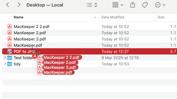 To use your brand-new PDF-to-JPG converter, simply drag and drop some PDF files onto it. The application will automatically convert the files and output the JPGs to your chosen location.